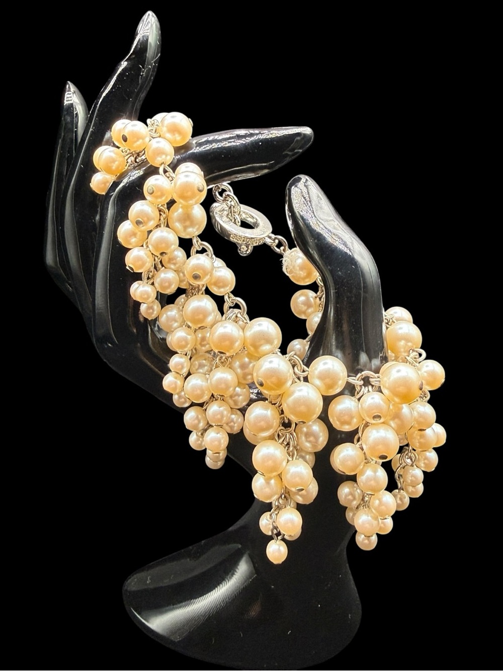 Carolee Pearl Cluster Bracelet - Cream Pearls